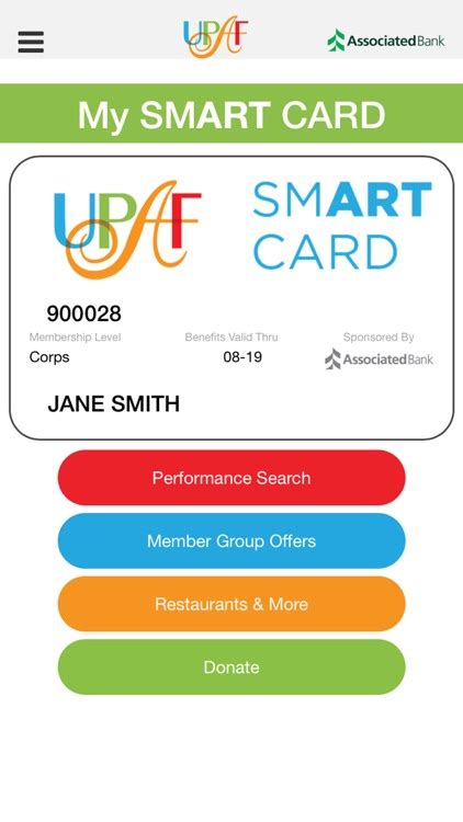 upaf smart card app|upaf website.